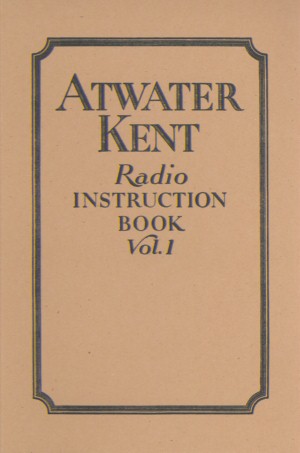 Atwater Kent Volumel 1